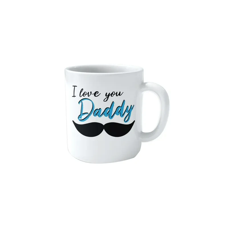 I Love You Daddy Coffee Mug White/Blue/Black