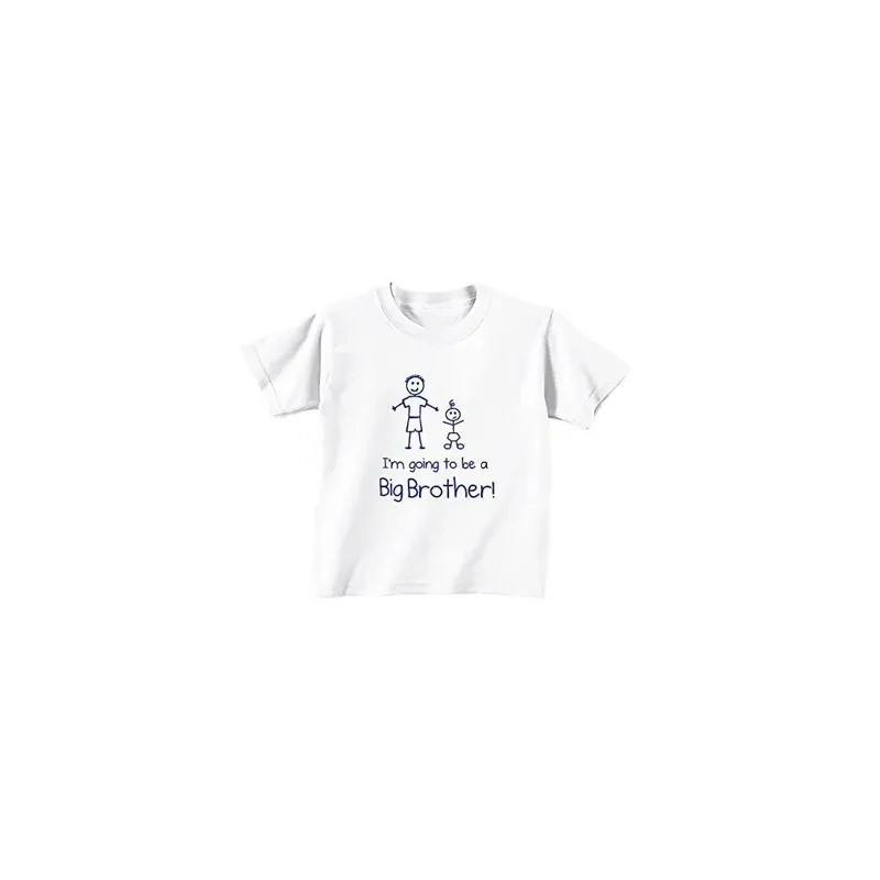 I'm Going To Be A Big Brother Short Sleeve White T-shirt