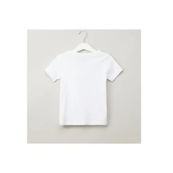 I'm 5 Bulldozer Vehicle T-shirt White