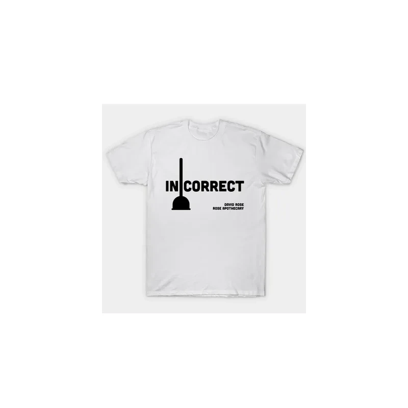 Incorrect Round Neck Short Sleeve Printed T-shirt