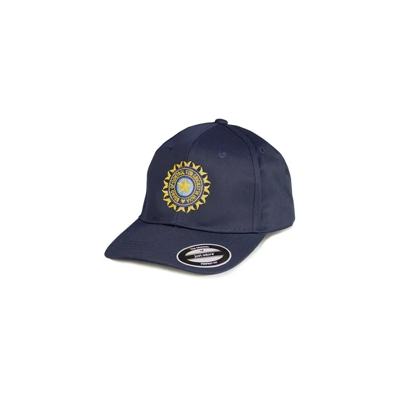 Indian Cricket Team Supporters Navy Blue Printed Cap