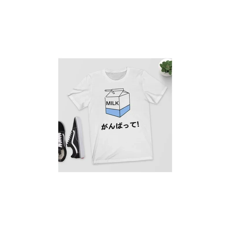 Japanese Milk Cute Anime Printed T-shirt