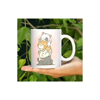 Kawaii Cat Ceramic Coffee Cup