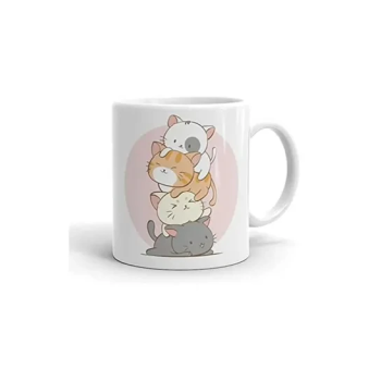 Kawaii Cat Ceramic Coffee Cup