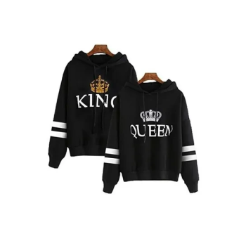 King & Queen Couple Striped...