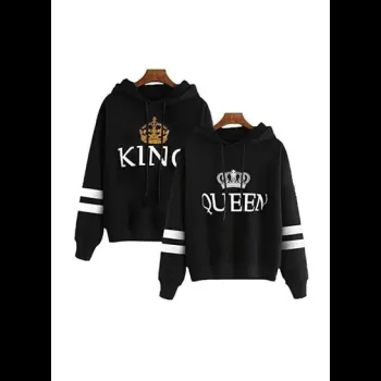 King & Queen Couple Striped...