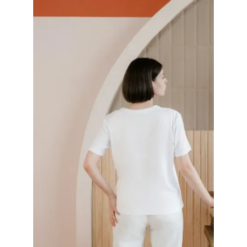 King And Queen Graphic Round Neck Short Sleeve Cute Couple T-shirt