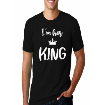 FMSTYLES King Short Sleeve T-shirt Black