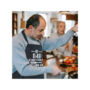Kitchen Cooking Apron Adjustable Waterdrop Resistant Funny Dad Apron With Pockets