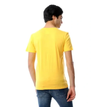 IZOR La Casa De Papel Printed T-Shirt Yellow