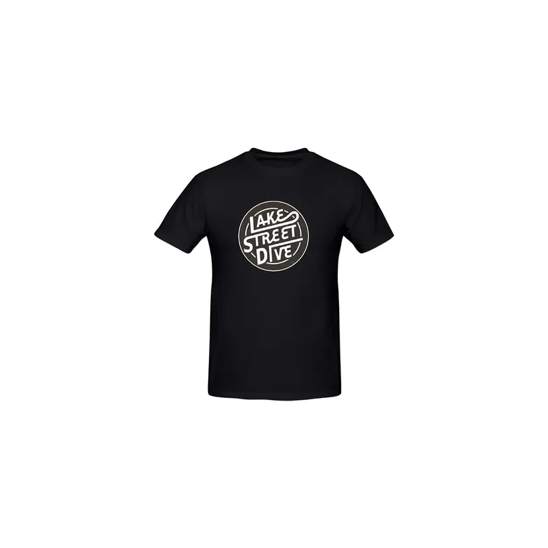 Lake Street Dive Printed Cotton Short Sleeve T-shirt Black