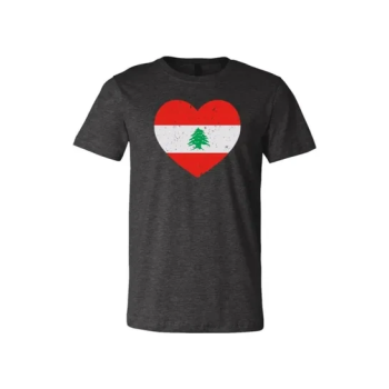 Lebanese Heart Print Short...