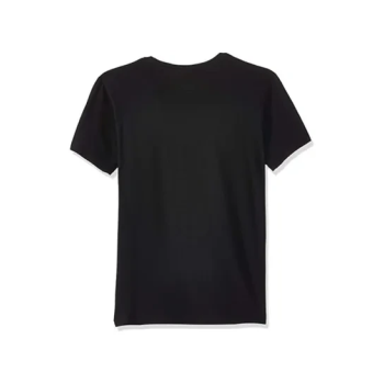 Lebanese Heart Print Short Sleeve Round Neck Love Black T-shirt