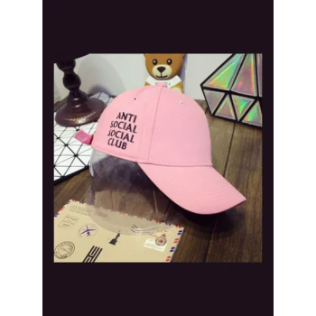 JOLLY Letters Printed Cap Pink