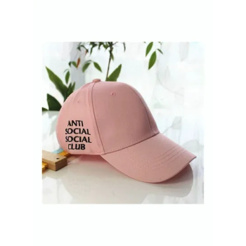 JOLLY Letters Printed Cap Pink