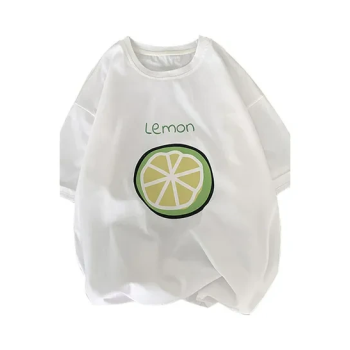 Lemon Printed T-Shirt White/Yellow