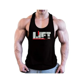 Lift Wear Men Tank Top Printed Workout Sleeveless Gym Shirt Top