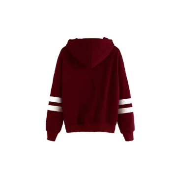 Logo Printed Hoodie With Drawstring Red/White