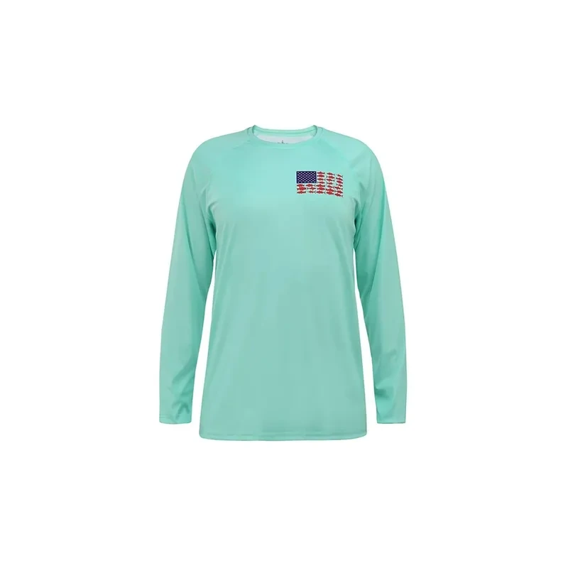 Long Sleeve Quick-Dry Outdoor Performance Fishing T-shirt