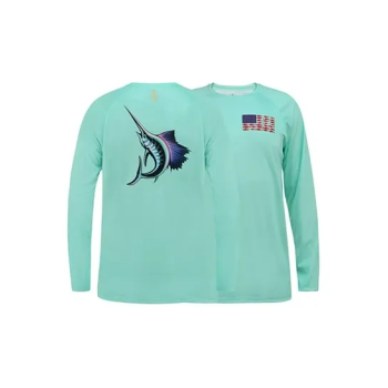 Long Sleeve Quick-Dry Outdoor Performance Fishing T-shirt