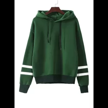 Long Sleeves Hoodie Green