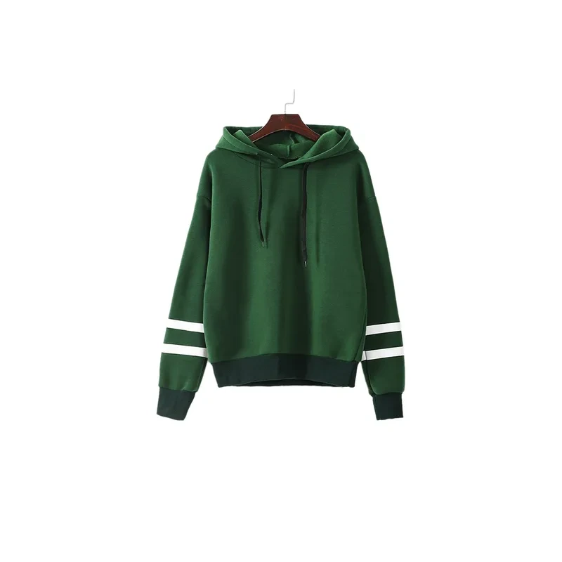 Long Sleeves Hoodie Green