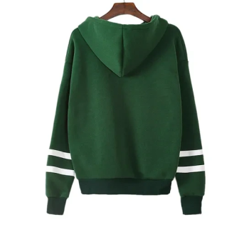 Long Sleeves Hoodie Green