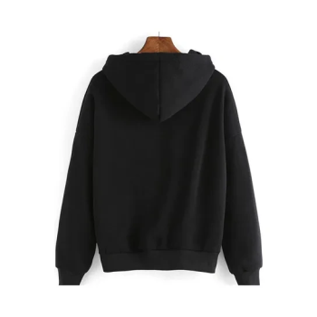 Loose Printing Sweater Black