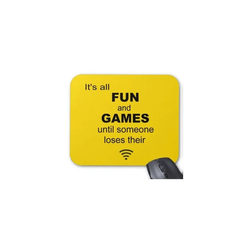 Losing WiFi Internet Funny Classic Office Gaming Mat Mouse Pad