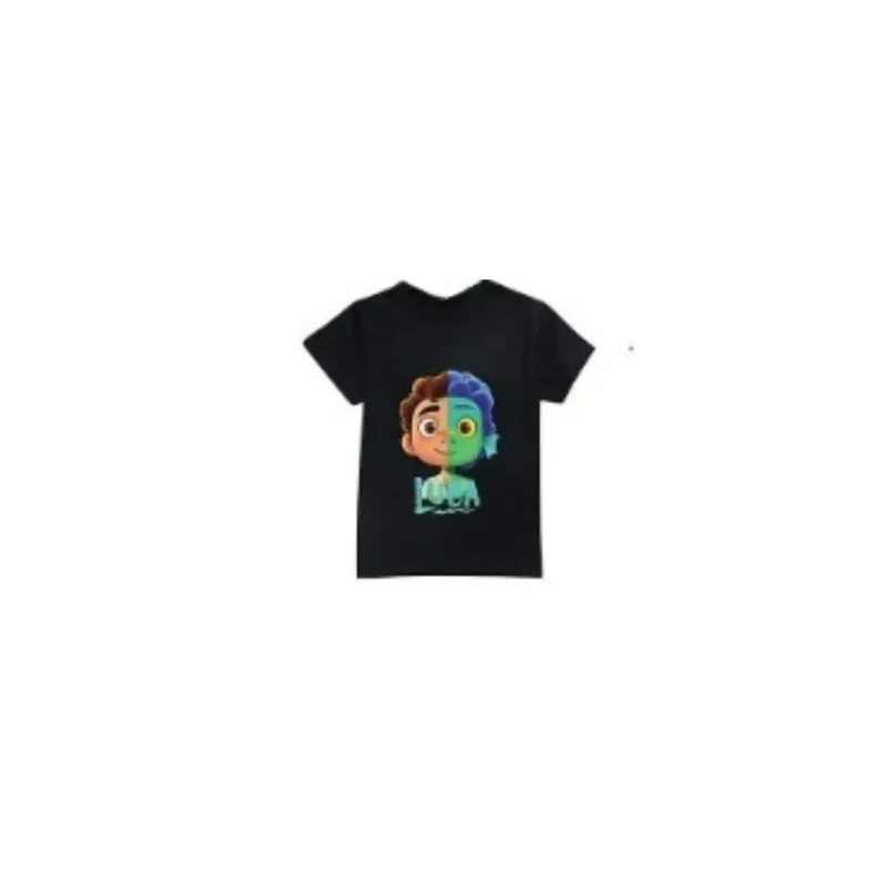 Luca Character Printed T-shirt Black