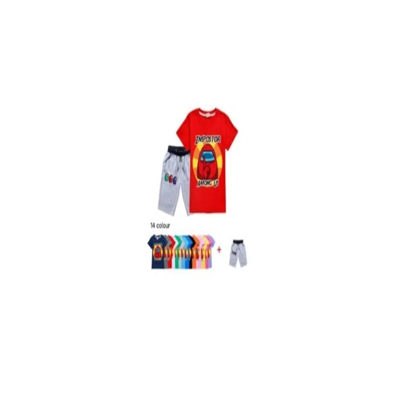Among Us Impostor Set Round Neck T-shirt and Short