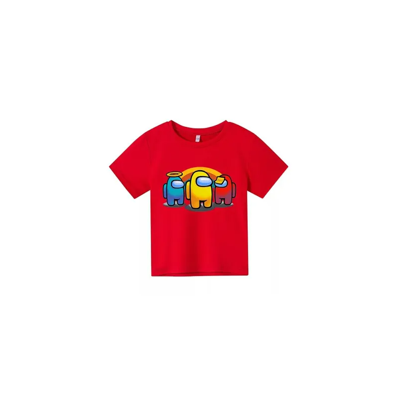 Among Us Kids Gaming Unisex Red T-shirt