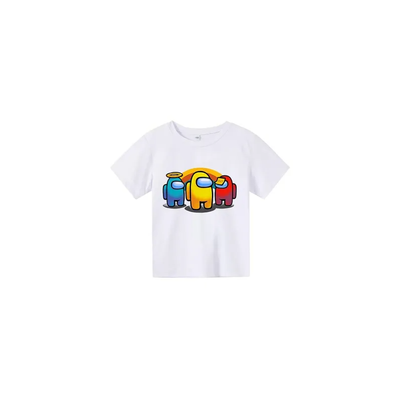 Among Us Kids Gaming Unisex White T-shirt