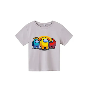 Among Us Kids Tee Grey