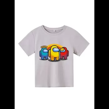 Among Us Kids Tee Grey