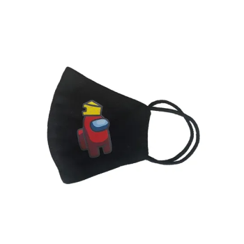 Among Us Kids Face Mask Black