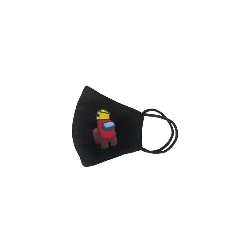 Among Us Kids Face Mask Black