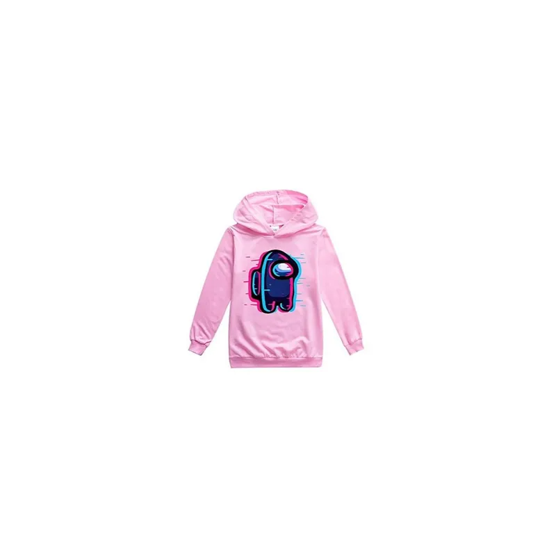Among Us Printed PINK Hoodie for Unisex Kids top Pullover
