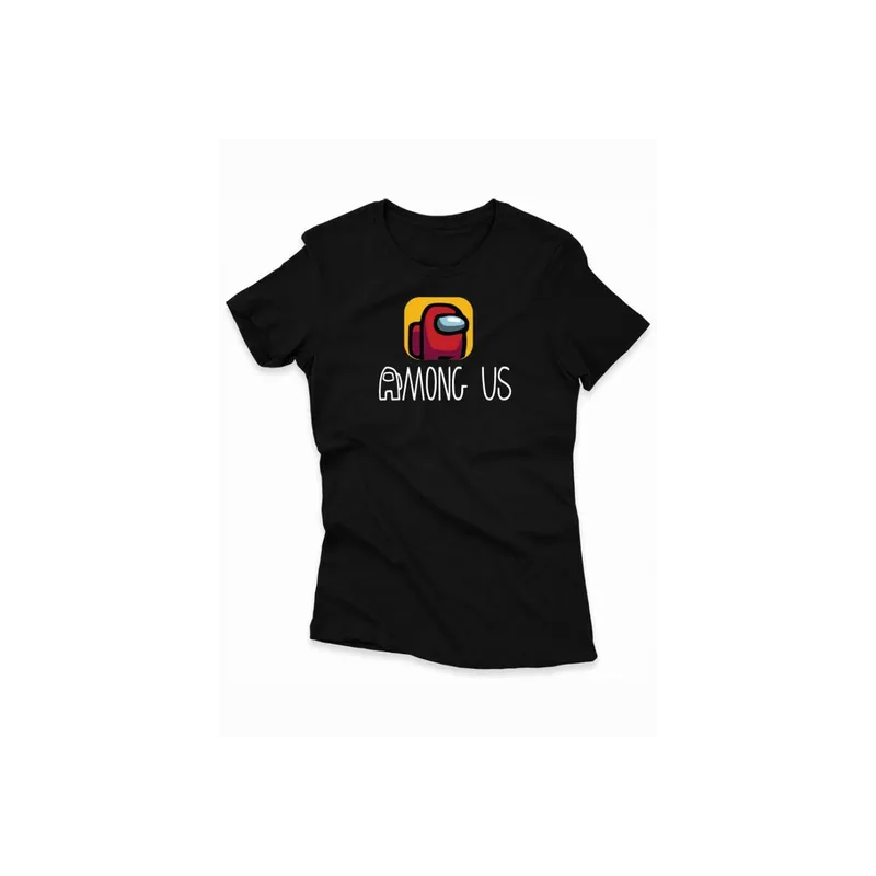 Among Us Printed T-Shirt Black/Red/White