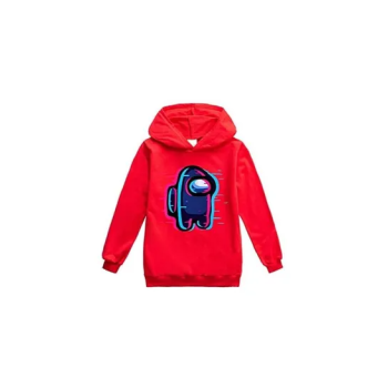 Among Us Printed RED Hoodie...