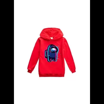 Among Us Printed RED Hoodie...