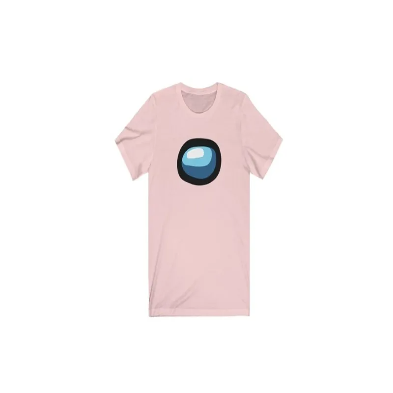Among us Printed T-shirt for Kids and Adults Light Pink