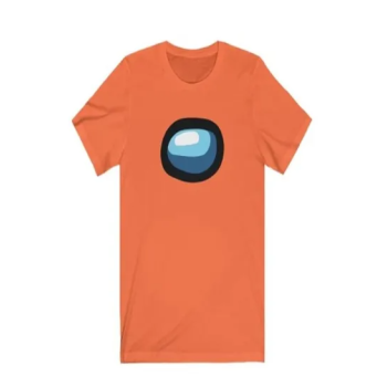 Among us Printed T-shirt for Kids and Adults Orange