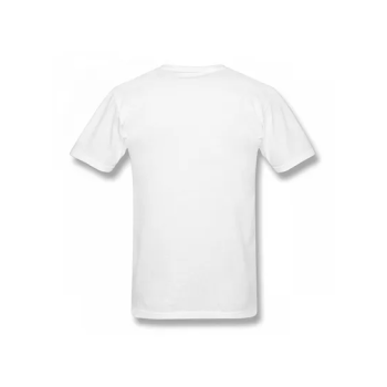 Aou Iron Man Printed Cotton Short Sleeve T-Shirt White