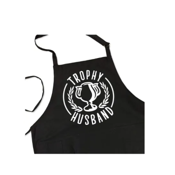 Apron Men, Trophy Husband BBQ Grill Adjustable Apron for Men, One Size