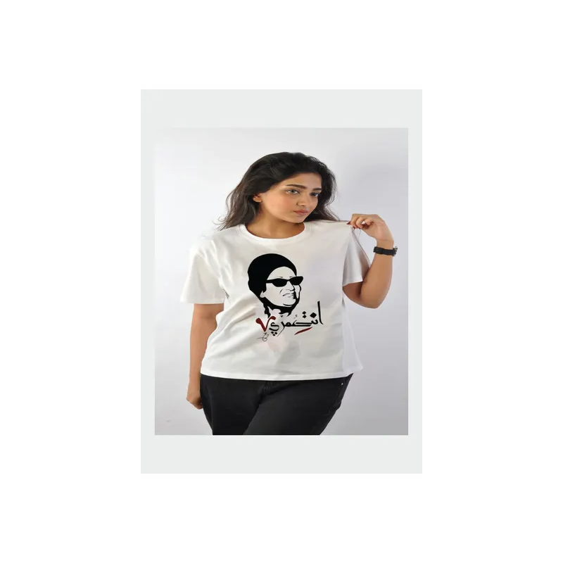 Arabic Phrases Printed T-Shirt Black/Red white