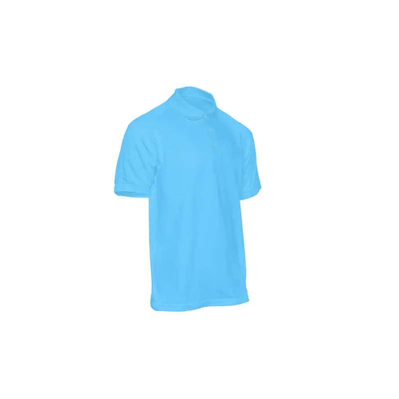 Basic Regular Fit Sky Blue Polo T-Shirt