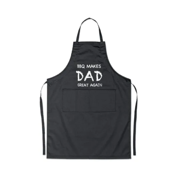 BBQ Makes Dad Great Again Printed Apron Black, 98x69.5cm
