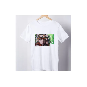 Beauty Face with Flowery Head T-shirt S