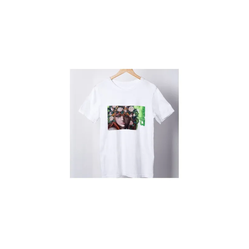 Beauty Face with Flowery Head T-shirt S